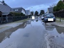 Foto: Unpassierbare Straße bei und nach Regen 